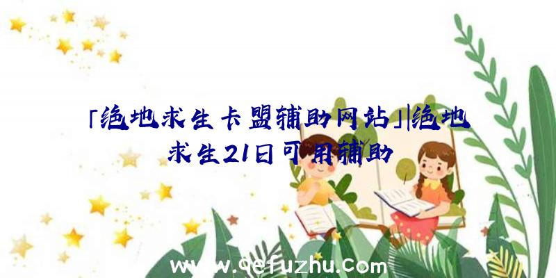 「绝地求生卡盟辅助网站」|绝地求生21日可用辅助